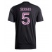Maillot de foot Inter Miami Sergio Busquets #5 Extérieur vêtements 2025-26 Manches Courtes